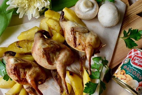 Фаршированные перепелки