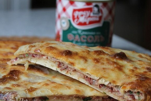 Осетинский пирог с фасолью «Кудурджин»